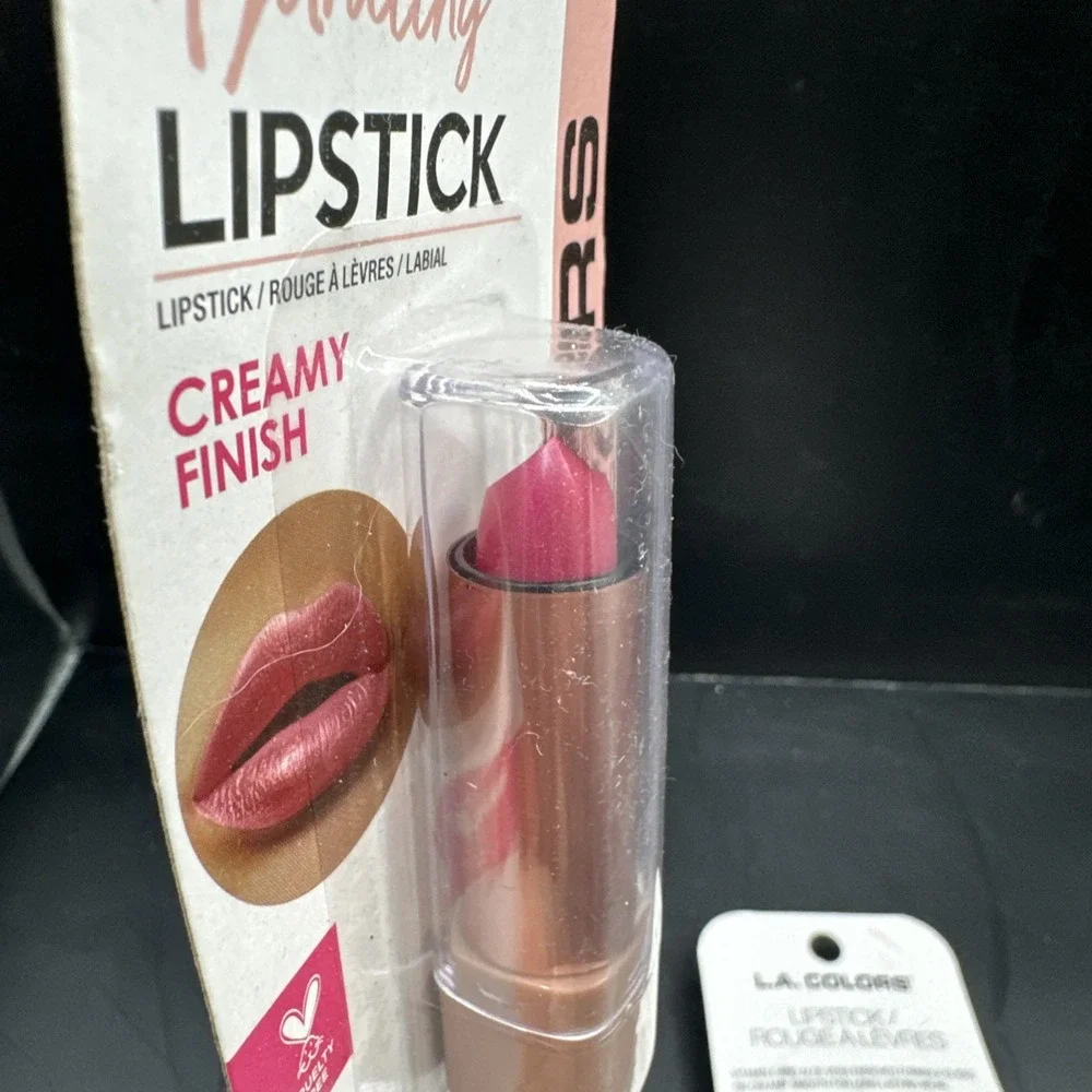 LA COLORS C68665 Dusty Rose CREAMY FINISH‎ HYDRATING VITAMIN E LIPSTICK Pack 2